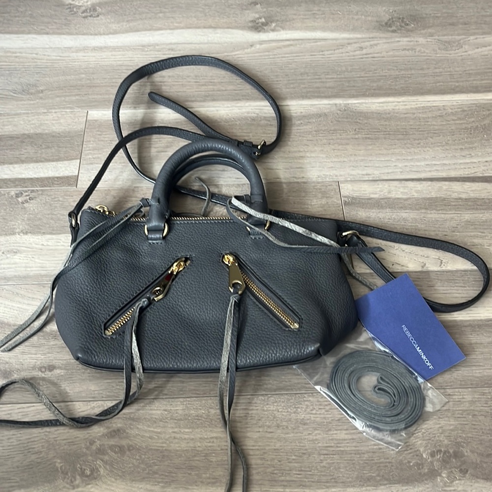 Rebecca Minkoff grey crossbow bag